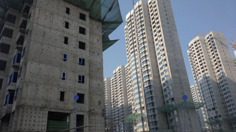 內(nèi)墻拉桿外墻拉片體系